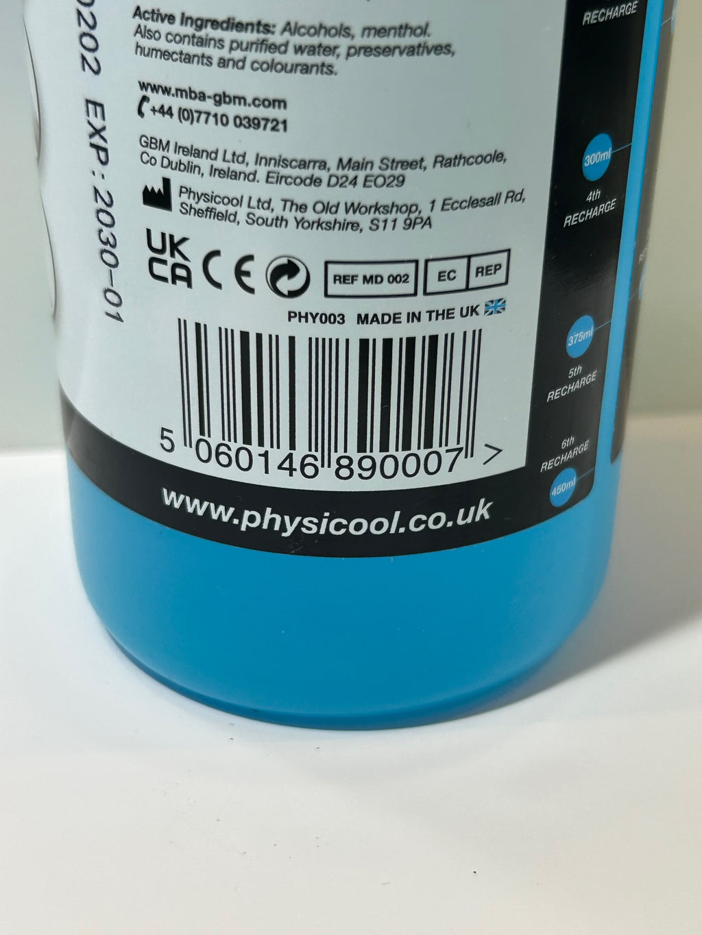 Physicool - Recharge Coolant - 500mL